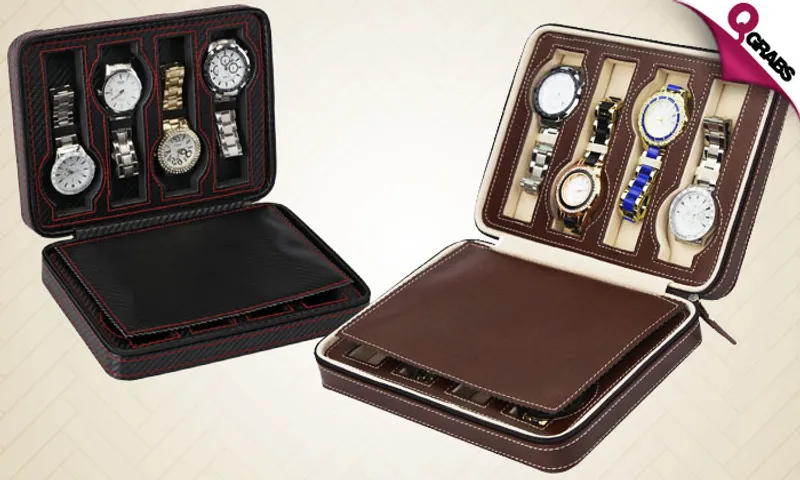8-Slot Travel Watch Box!